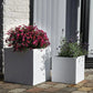 Pflanzkübel - Leyla | 40x40x40 cm, Weiß