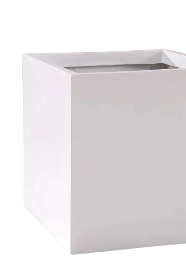 Fioriera - Leyla | 60x60x60 cm, bianco