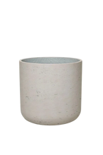Blumentopf - Nole, 32x31cm, Pflanzkübel von aplanta, in Beige, für drinnen & draußen