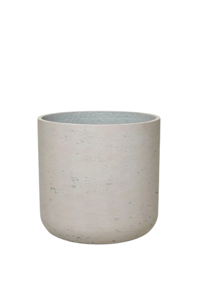 Blumentopf - Nole, 32x31cm, Pflanzkübel von aplanta, in Beige, für drinnen & draußen