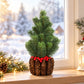 Künstlicher Deko Tannenbaum mit Beeren – Silvan | 35 cm