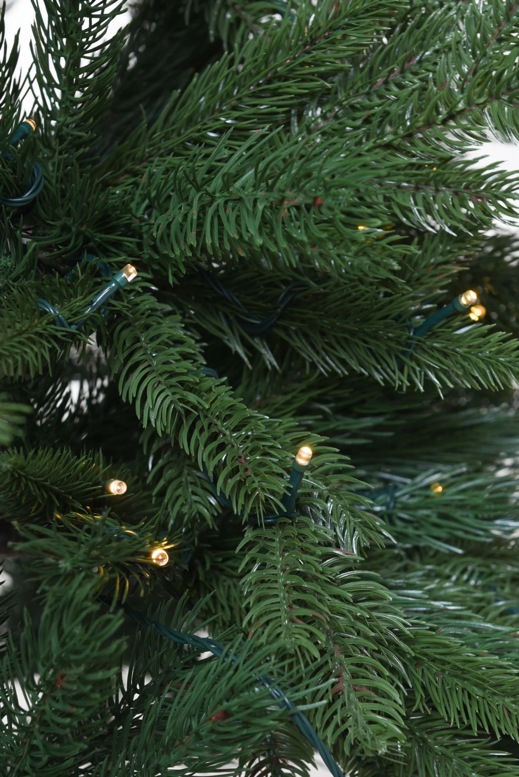 Albero di Natale artificiale - David | 120 cm, con luci LED