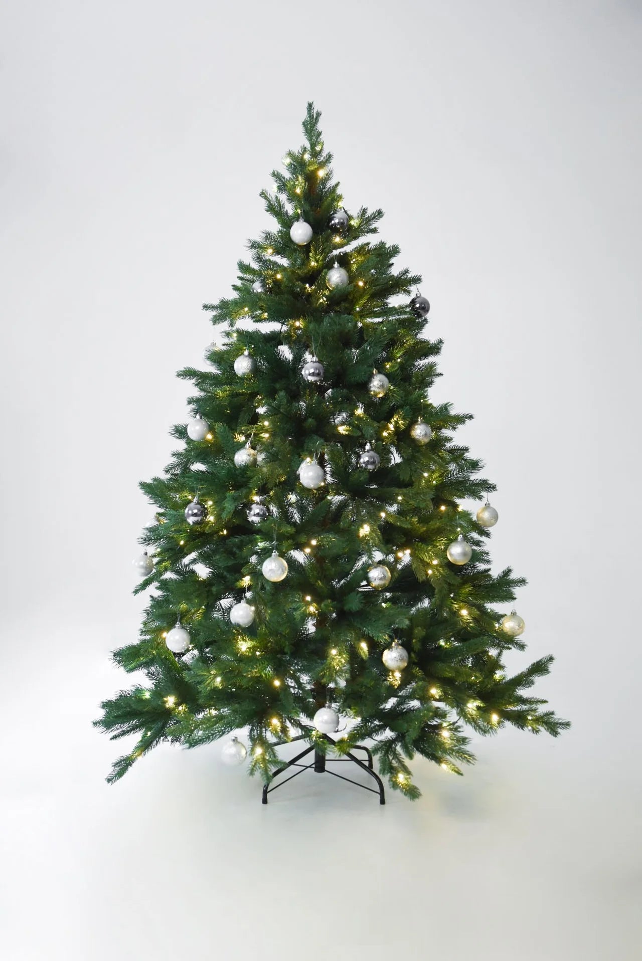 Albero di Natale artificiale - David | 180 cm, con luci LED