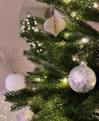 Albero di Natale artificiale - David | 210 cm, con luci LED