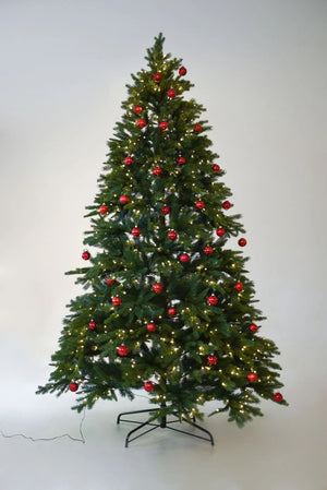 Albero di Natale artificiale - David | 270 cm, con luci LED