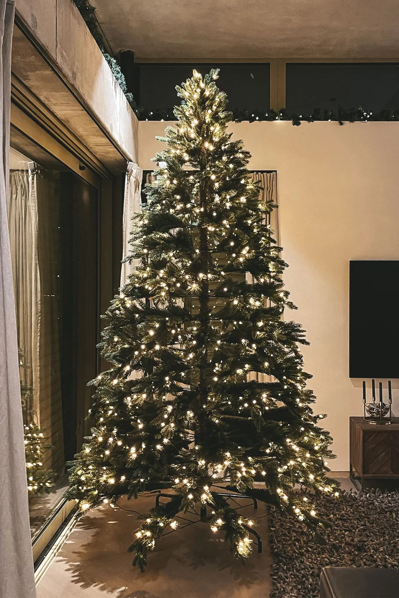 Albero di Natale artificiale - David | 300 cm, con luci LED