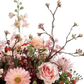 Künstlicher Blumenstrauß - Mystic, 65 cm, Kunstblume von aplanta, handgebunden, in Natur, für drinnen