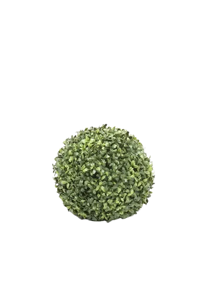 Künstlicher Buchsbaum Ball - Lothar, UV-beständig, 28 cm, Kunstbaum von aplanta, in Natur, für drinnen & draußen
