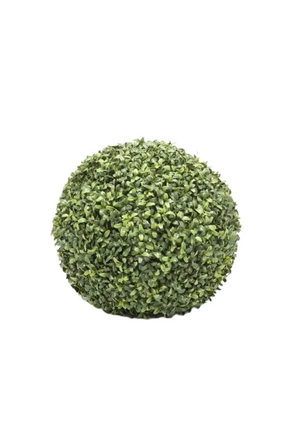 Künstlicher Buchsbaum Ball - Lothar, UV-beständig, 40 cm, Kunstbaum von aplanta, in Natur, für drinnen