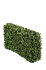 Künstliche Buchsbaumhecke - Jannis, 50 cm, Kunstbaum von aplanta, UV-beständig, in Natur, für draußen