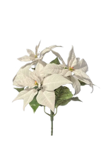 Künstliche Poinsettia - Augustus, 32 cm, Kunstpflanze von aplanta, Steckpflanze, in Natur, für drinnen