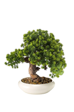 Künstlicher Bonsai - Horak, 37 cm, Kunstbaum von aplanta, in Grün, für drinnen