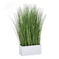 Künstliches Gras - Cassiel, 46 cm, Kunstpflanze von aplanta, in Grün, für drinnen