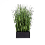 Künstliches Gras - Eleonore, 46 cm, Kunstpflanze von aplanta, in Grün, für drinnen