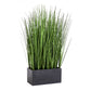 Künstliches Gras - Eleonore, 46 cm, Kunstpflanze von aplanta, in Grün, für drinnen