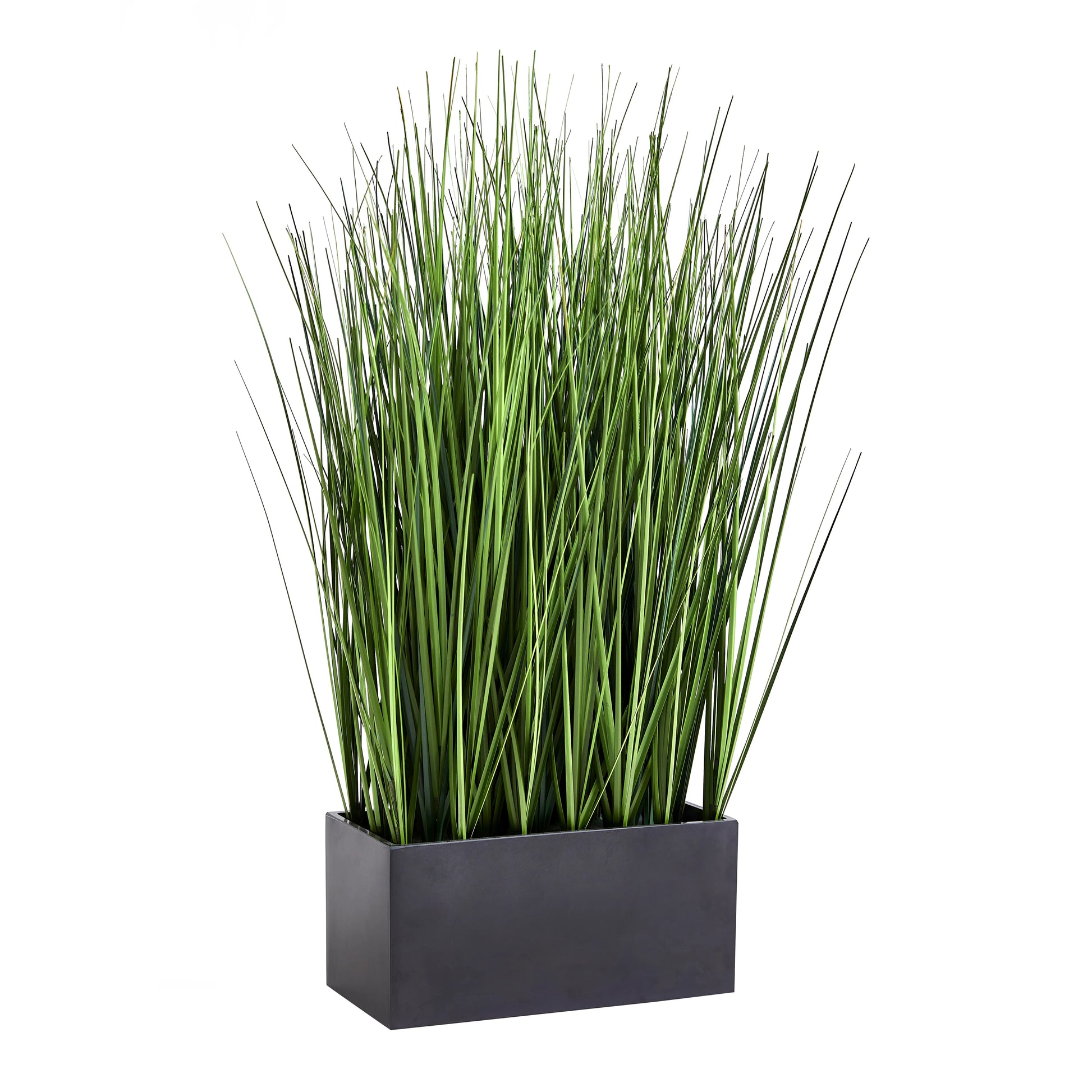 Künstliches Gras - Eleonore, 46 cm, Kunstpflanze von aplanta, in Grün, für drinnen