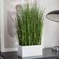 Künstliches Gras - Cassiel, 56 cm, Kunstpflanze von aplanta, in Grün, für drinnen