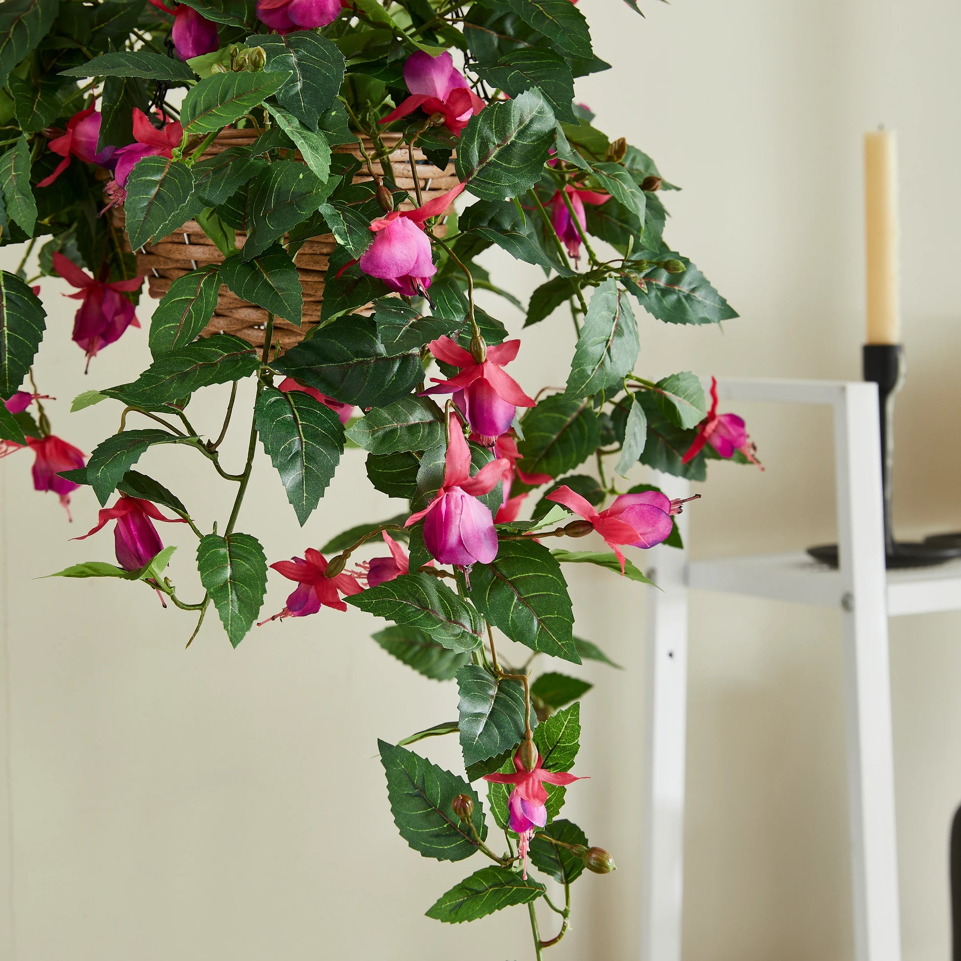 Künstliche Hänge-Fuchsie – Calanthia | 80 cm