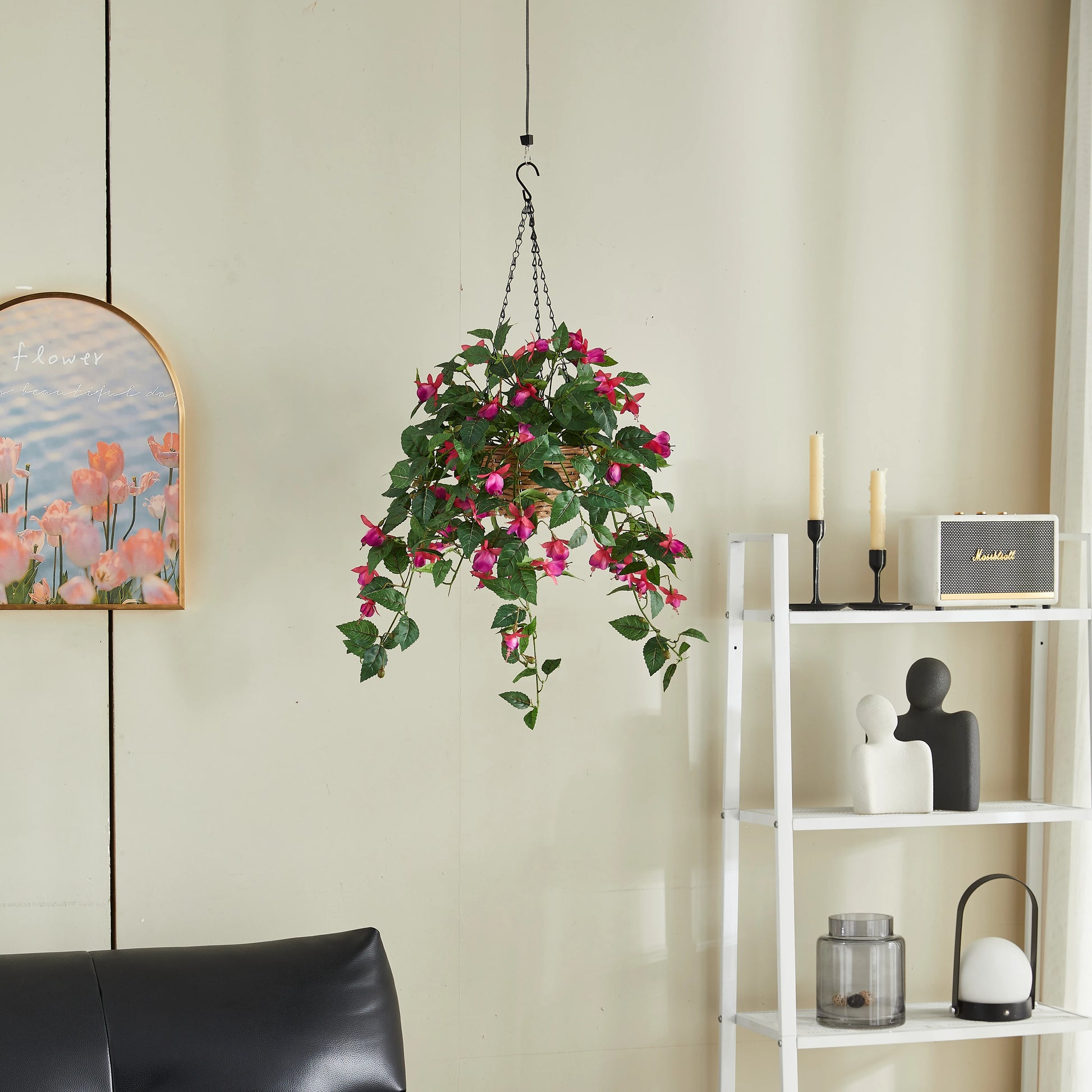 Künstliche Hänge-Fuchsie – Calanthia | 80 cm