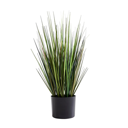 Künstliches Gras - Selwyn, 60 cm, Kunstpflanze von aplanta, in Grün, für drinnen