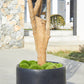 Künstlicher Olivenbaum - Lysandra, 180 cm, Kunstbaum von aplanta, mit Echtholzstamm, UV-beständig, inkl. Startertopf, in Grün
