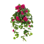 Künstliche Hänge-Geranie - Arne, 72 cm, Kunstpflanze von aplanta, Steckpflanze, in Natur, für drinnen