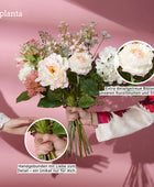 Rosa artificiale - Ginny | 60 cm