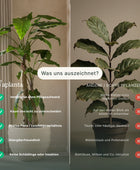 Monstera artificiale - Tia | 90 cm