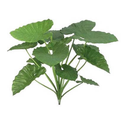 Künstliche Alocasia - Felix, 84 cm, Kunstpflanze von aplanta, feuerhemmend, B1-zertifiziert, Steckpflanze, in Grün