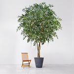 Künstlicher Ficusbaum - Satos, 500 cm, von aplanta, in Grün, für drinnen