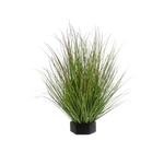 Künstliches Gras - Luzer, 66 cm, Kunstpflanze von aplanta, feuerhemmend, in Grün, für drinnen