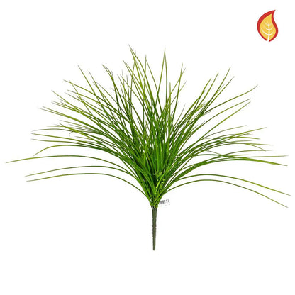 Künstliches Gras - Fabian, 56 cm, Kunstpflanze von aplanta, feuerhemmend, B1-zertifiziert, Steckpflanze, in Grün, für drinnen