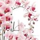Künstliche Orchidee - Leo, 100 cm, Kunstblume von aplanta, inkl. Dekotopf, in Natur, für drinnen