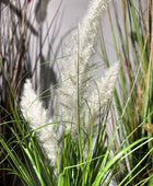 Assortimento di erba artificiale in vaso - Noemi | 38 cm