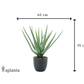 Aloe artificiale - Penelope | 35 cm